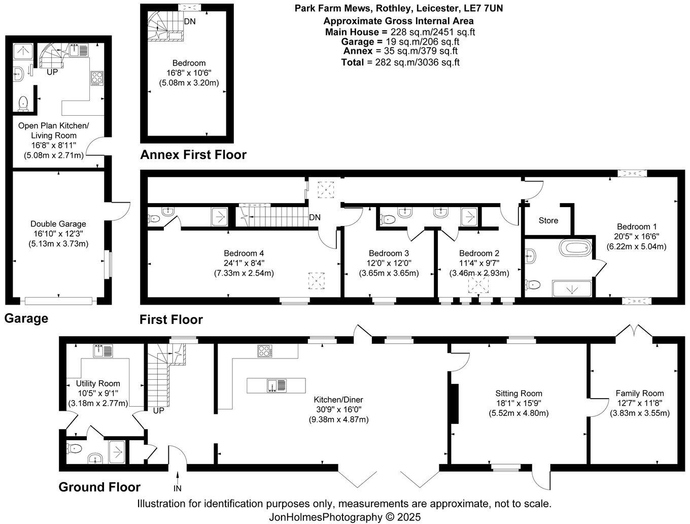 Park Farm Mews, Rothley, LE7 7UN floorplan