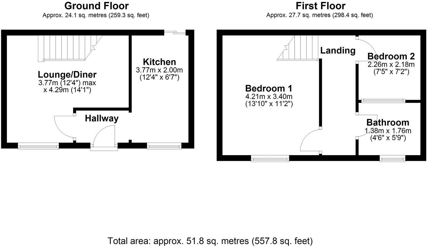 West Street, Shelf, Halifax floorplan