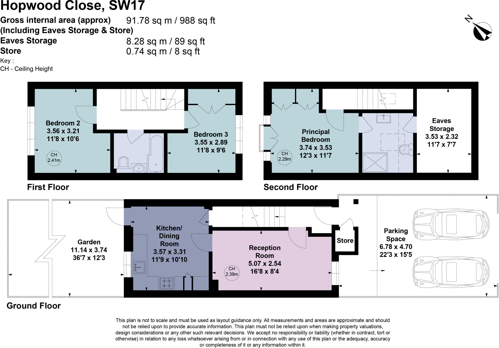 Hopwood Close, Earlsfield, London, SW17 floorplan