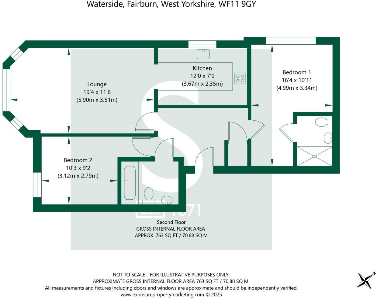 Waterside, Fairburn floorplan