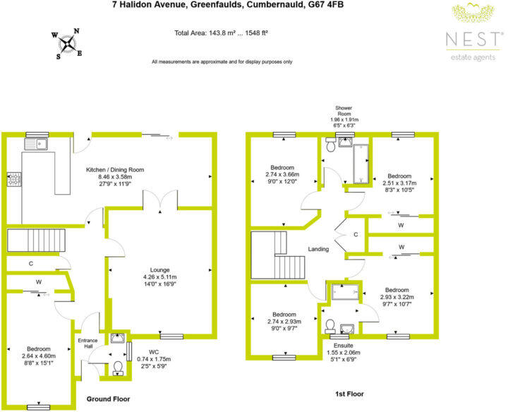 Halidon Avenue, Cumbernauld floorplan