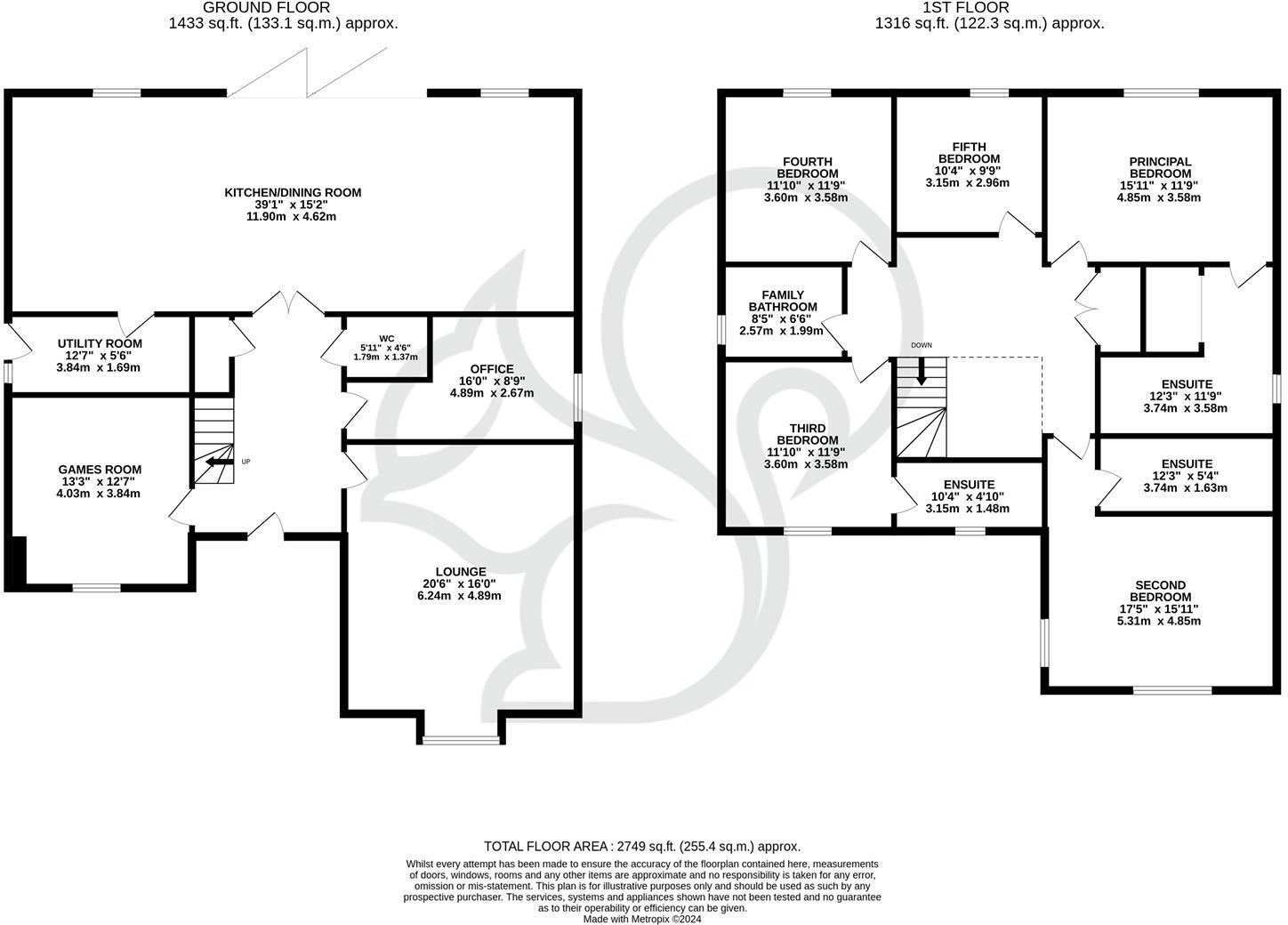 Plot 2, Hunters Grove, Felsted floorplan