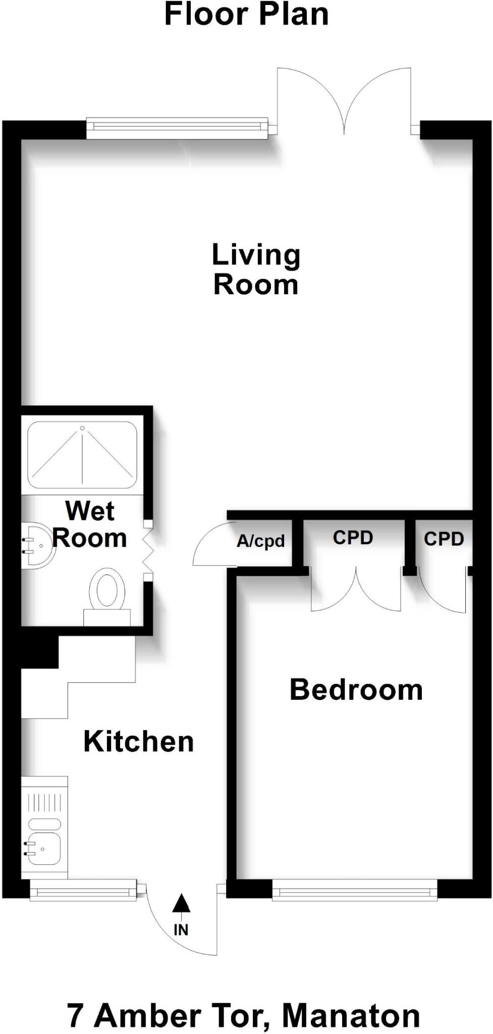 Amber Tor, Manaton, Dartmoor National Park floorplan