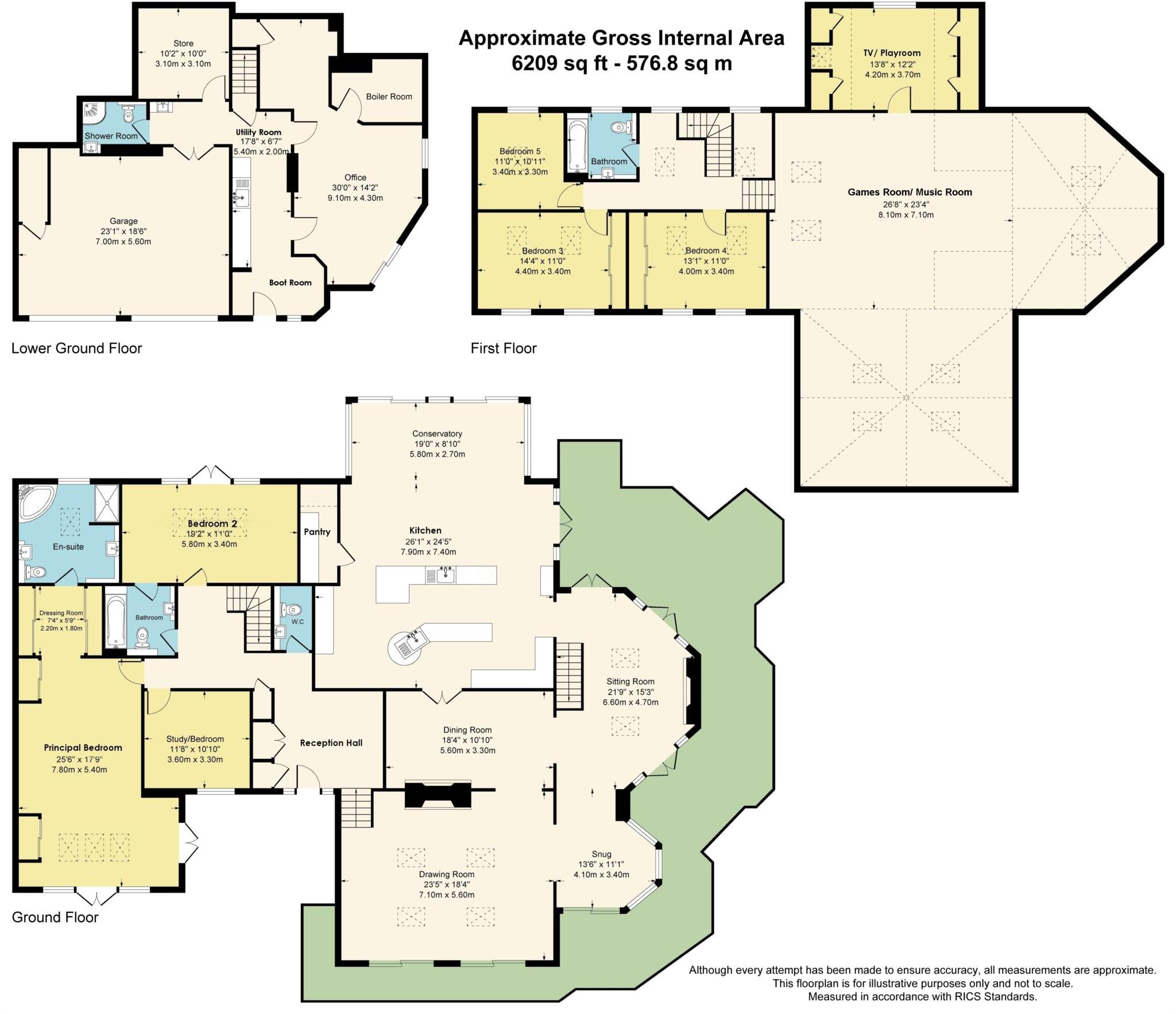 Pangbourne - Walk to village shops, amenities & train station to London floorplan