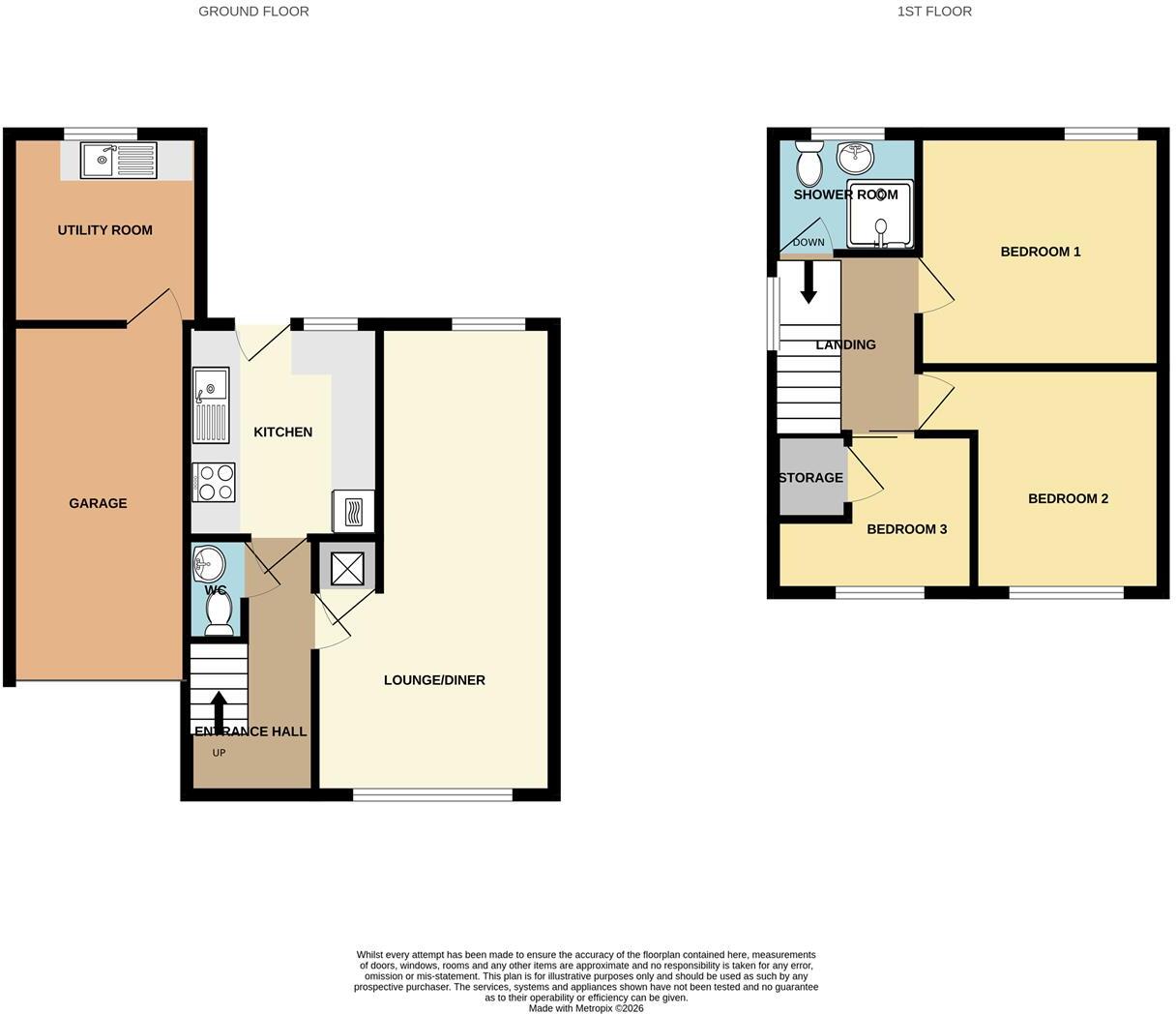 Mowstead Road, Braunton floorplan