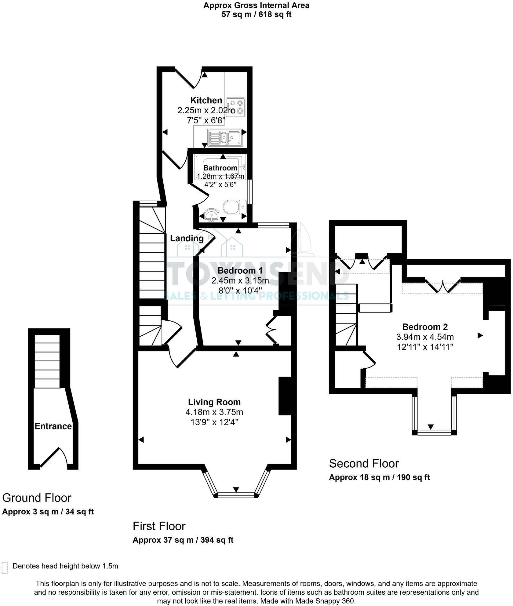 Rosewall Terrace, St. Ives, TR26 floorplan