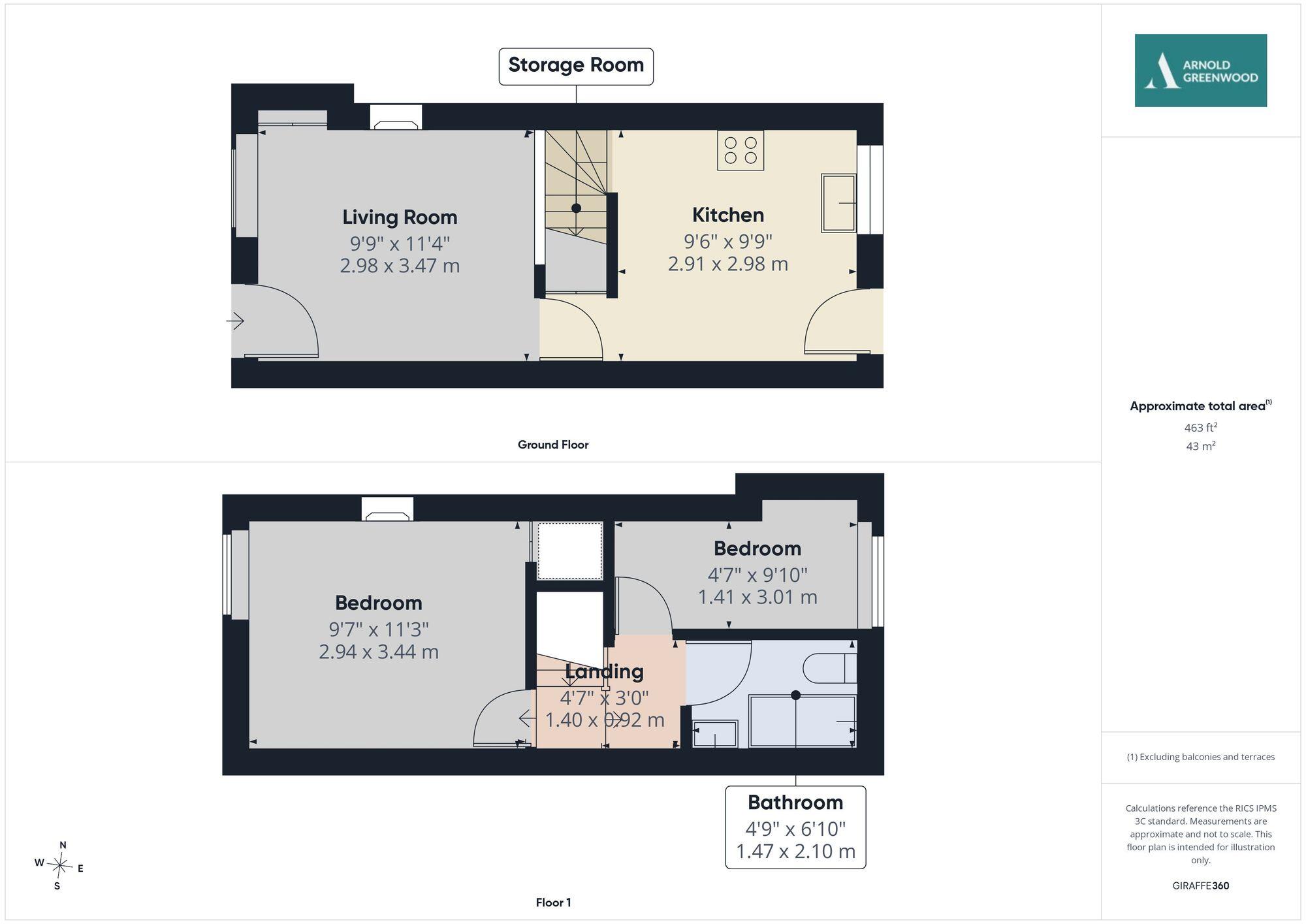 Back Lane, Kendal, LA9 floorplan