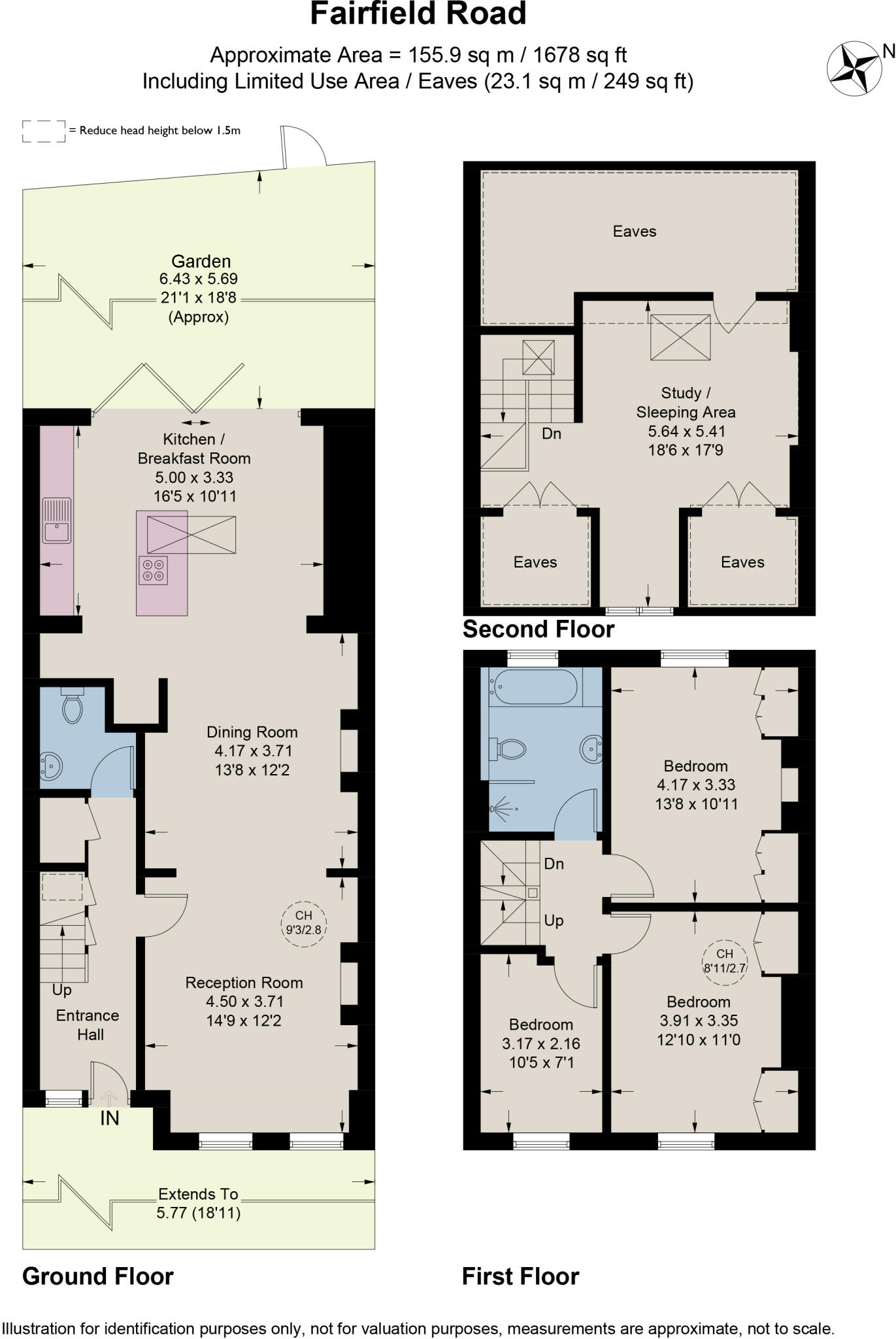 Fairfield Road, Beckenham, BR3 floorplan