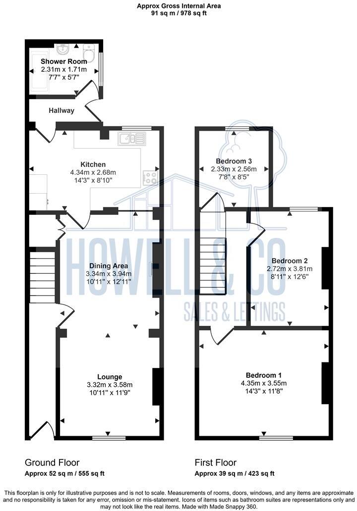 Miller Street, WA4 floorplan