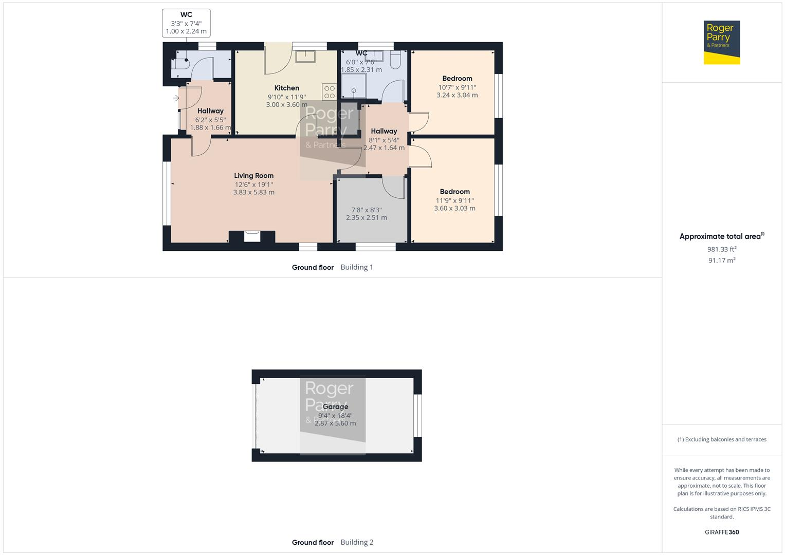 Maes Y Dderwen, Llanbrynmair floorplan