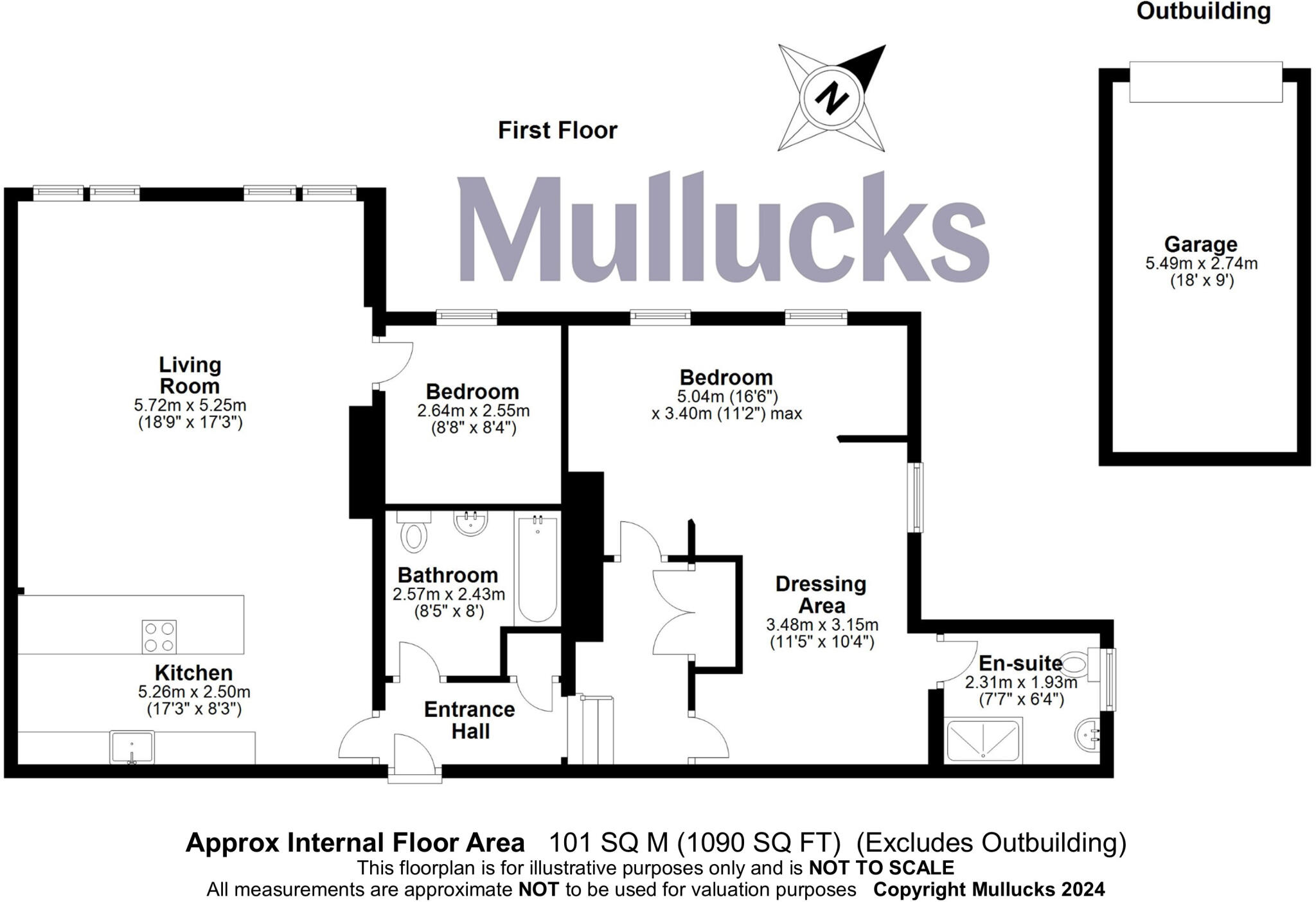 Birchwood Mews, Bishops Stortford, Hertfordshire, CM23 floorplan