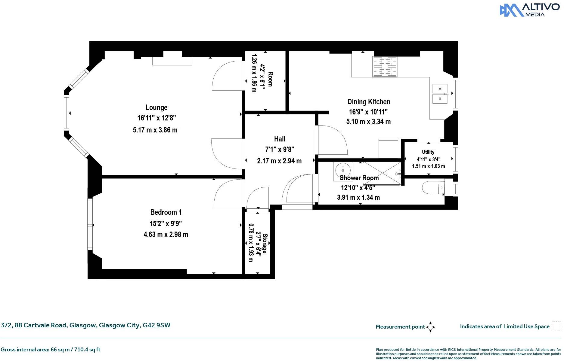 Cartvale Road, Battlefield, Glasgow floorplan