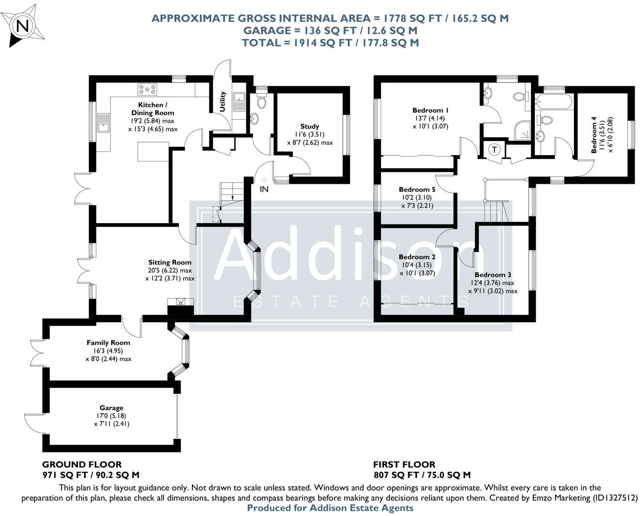 Saxon Close, Warsash, Southampton floorplan