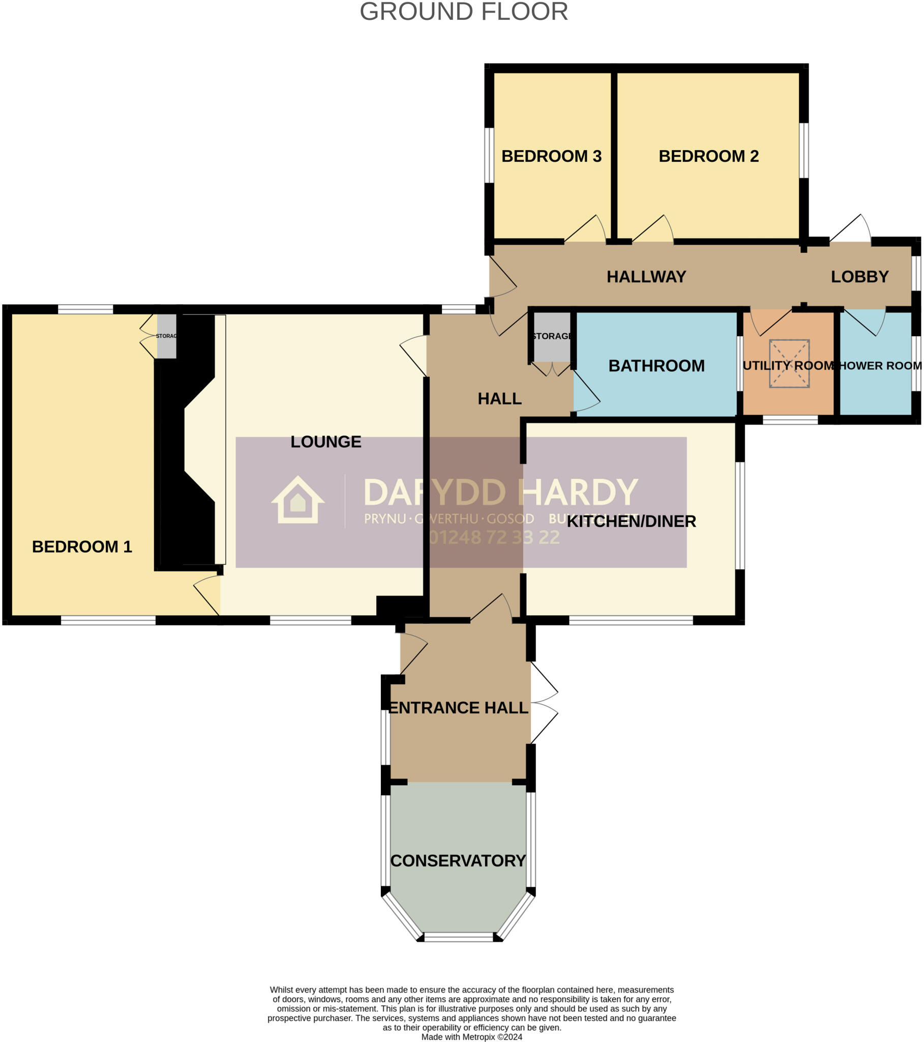 Groeslon, Caernarfon, Gwynedd, LL54 floorplan