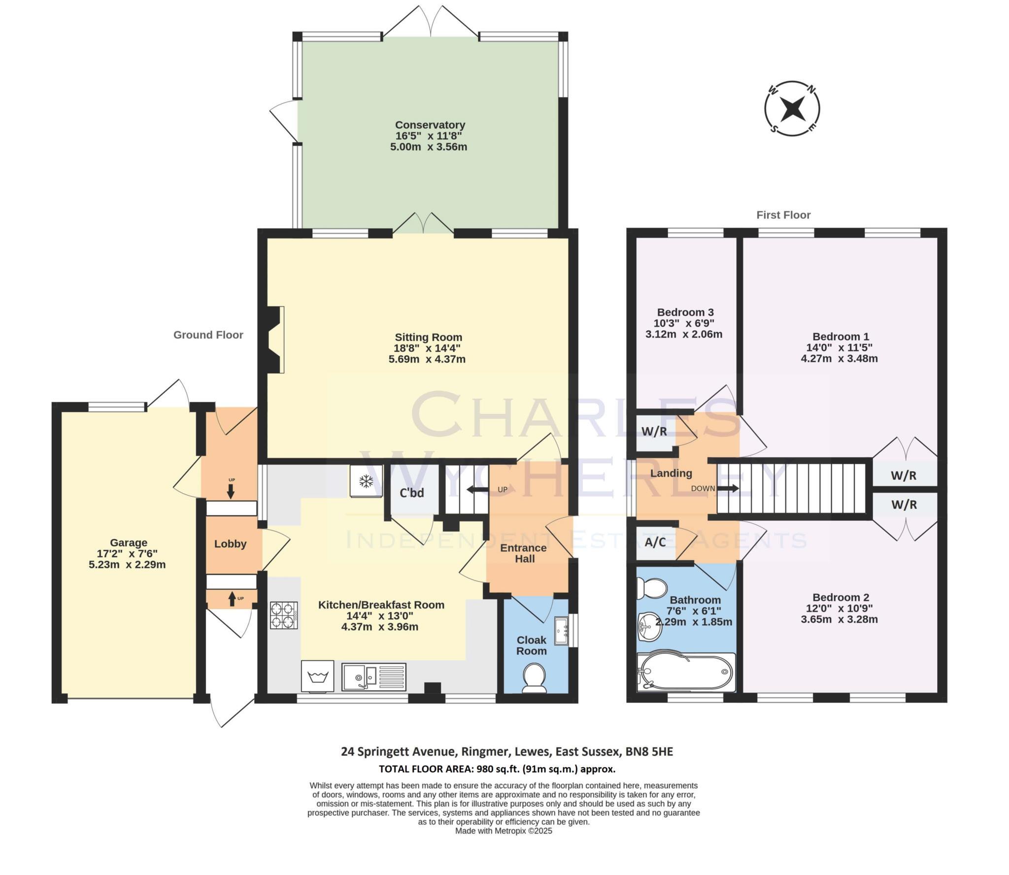 Springett Ave, Ringmer floorplan