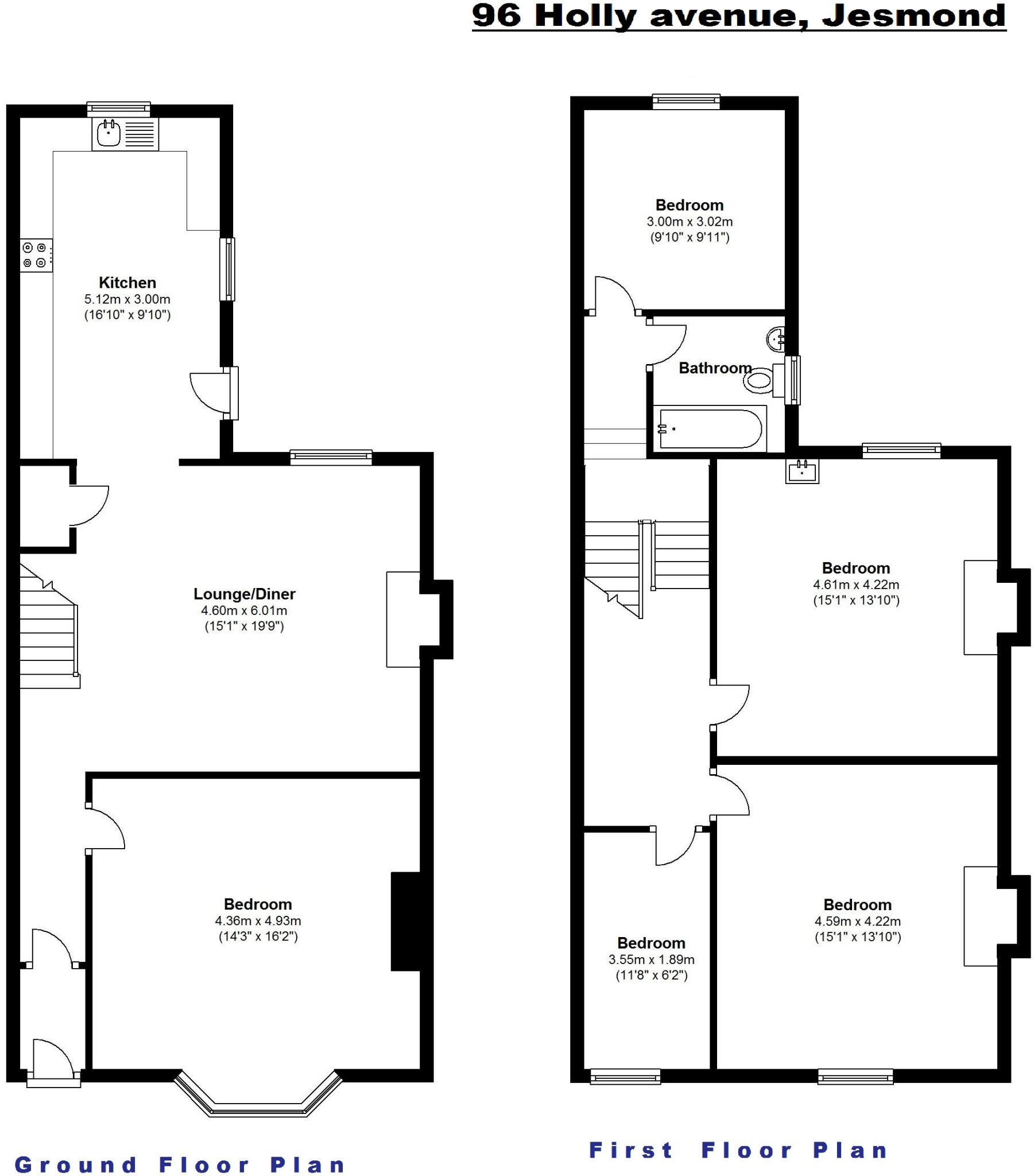 Holly Avenue, Jesmond, Newcastle Upon Tyne, NE2 floorplan