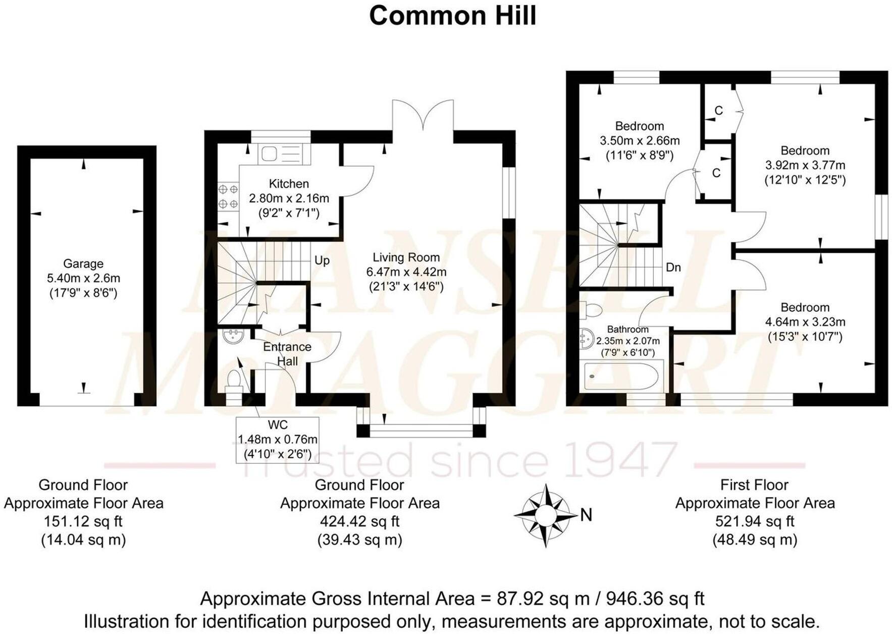 Common Hill, West Chiltington, RH20 floorplan