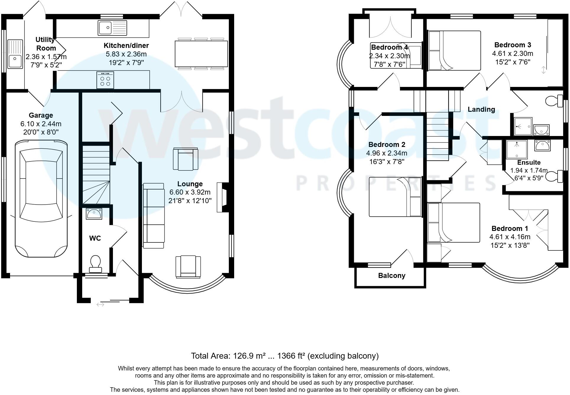 Beach Road West, Portishead, Bristol, Somerset, BS20 floorplan