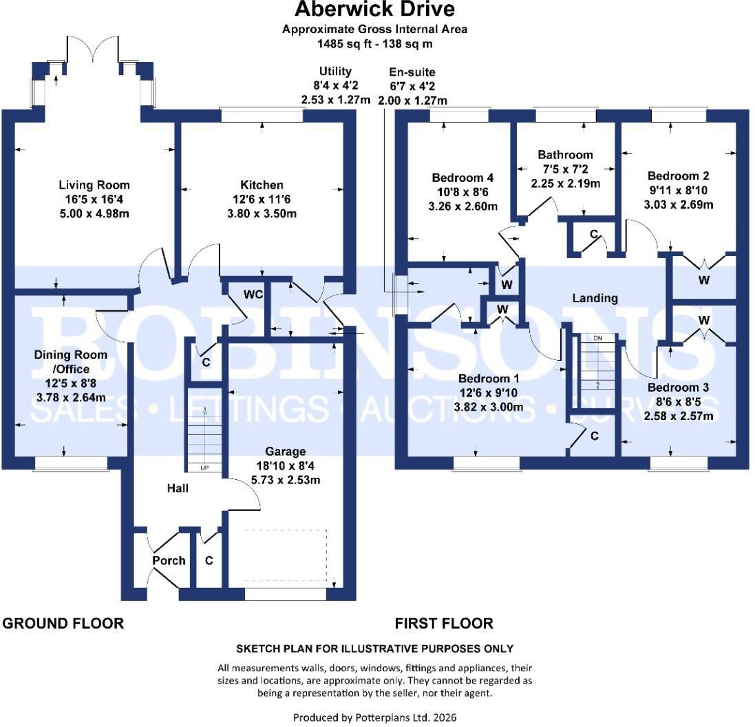 Aberwick Drive, Chester Le Street floorplan