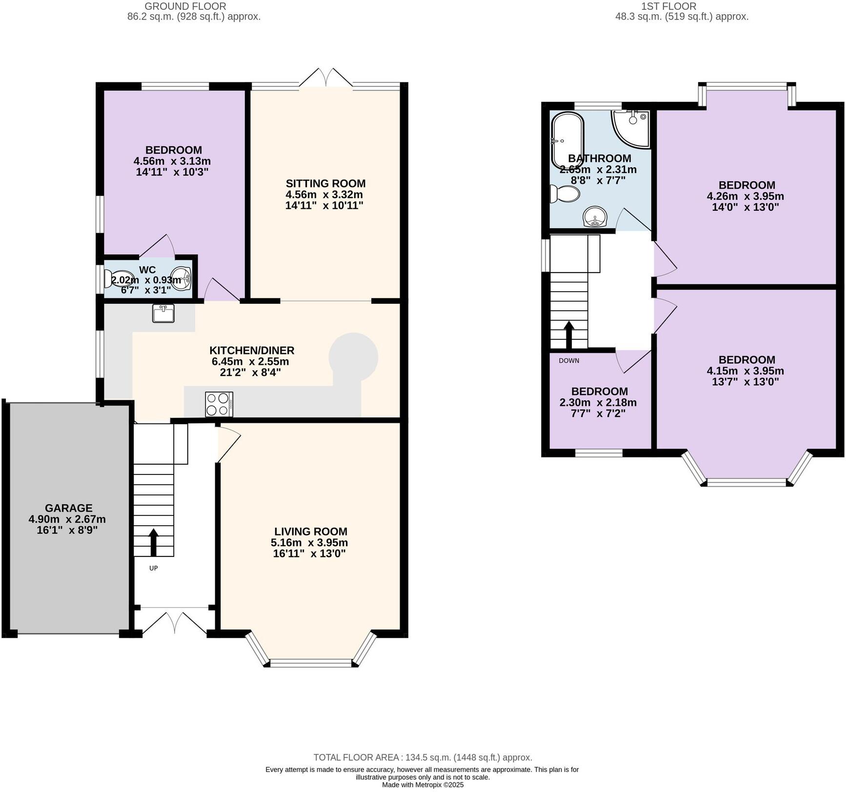 Longridge Road, Grimsargh, PR2 floorplan