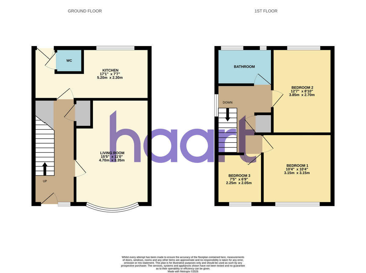 Humber Close, The Meadows floorplan