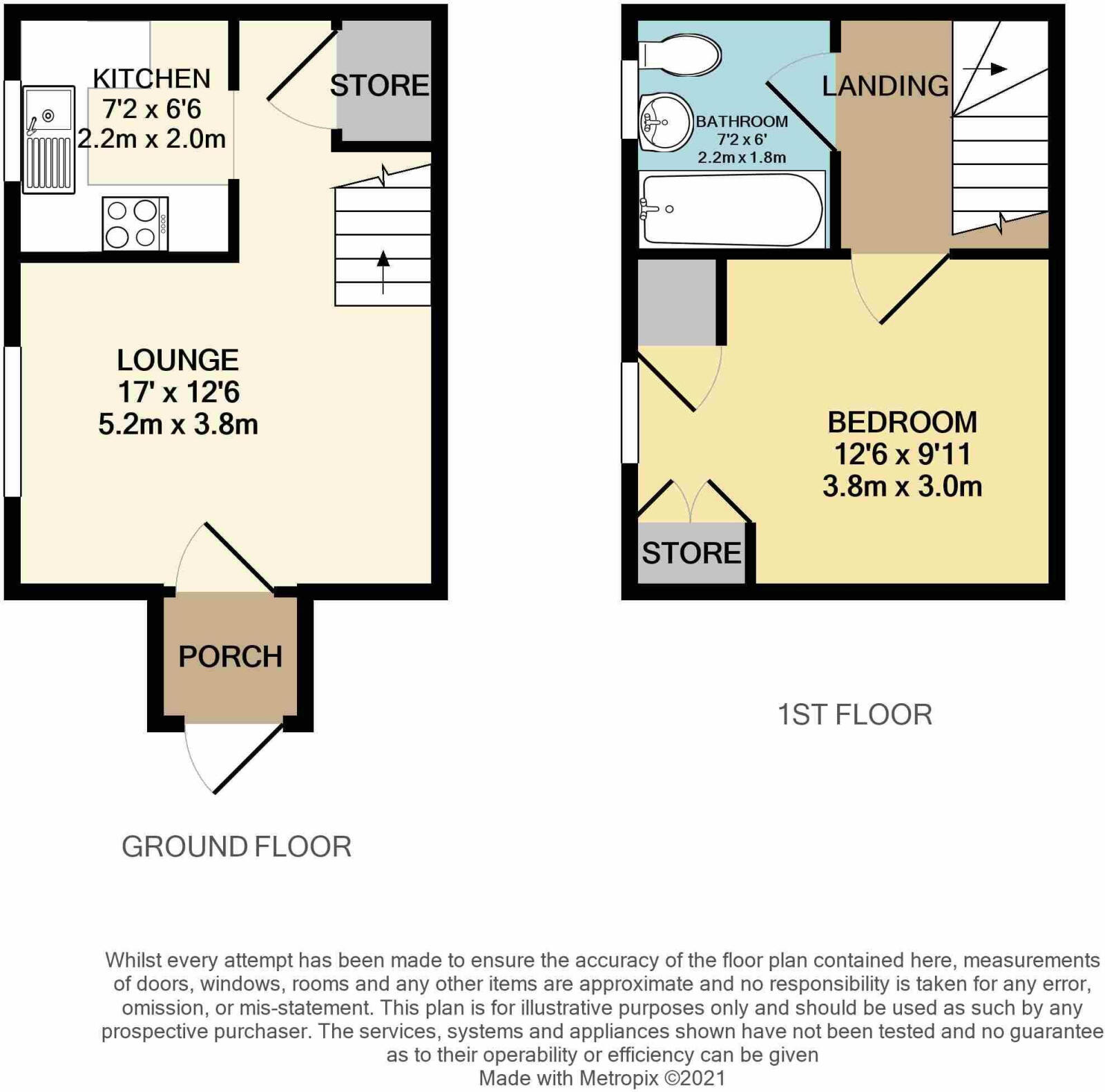 Colwell Rise, LU2 9UA floorplan