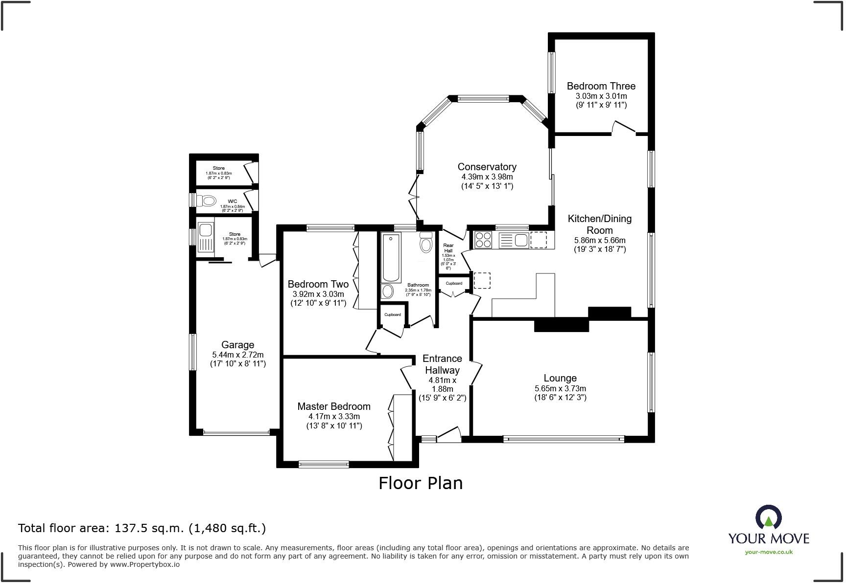 Gilly Fields, Redruth, Cornwall, TR15 floorplan