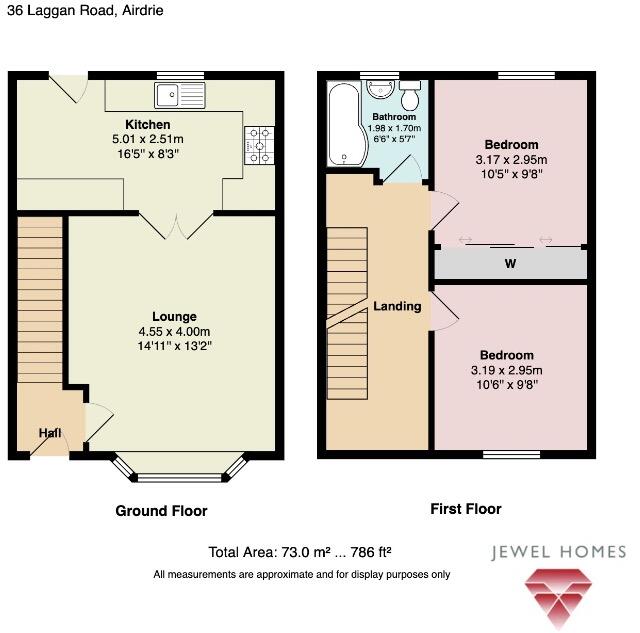 Laggan Road, Airdrie, North Lanarkshire, ML6 floorplan