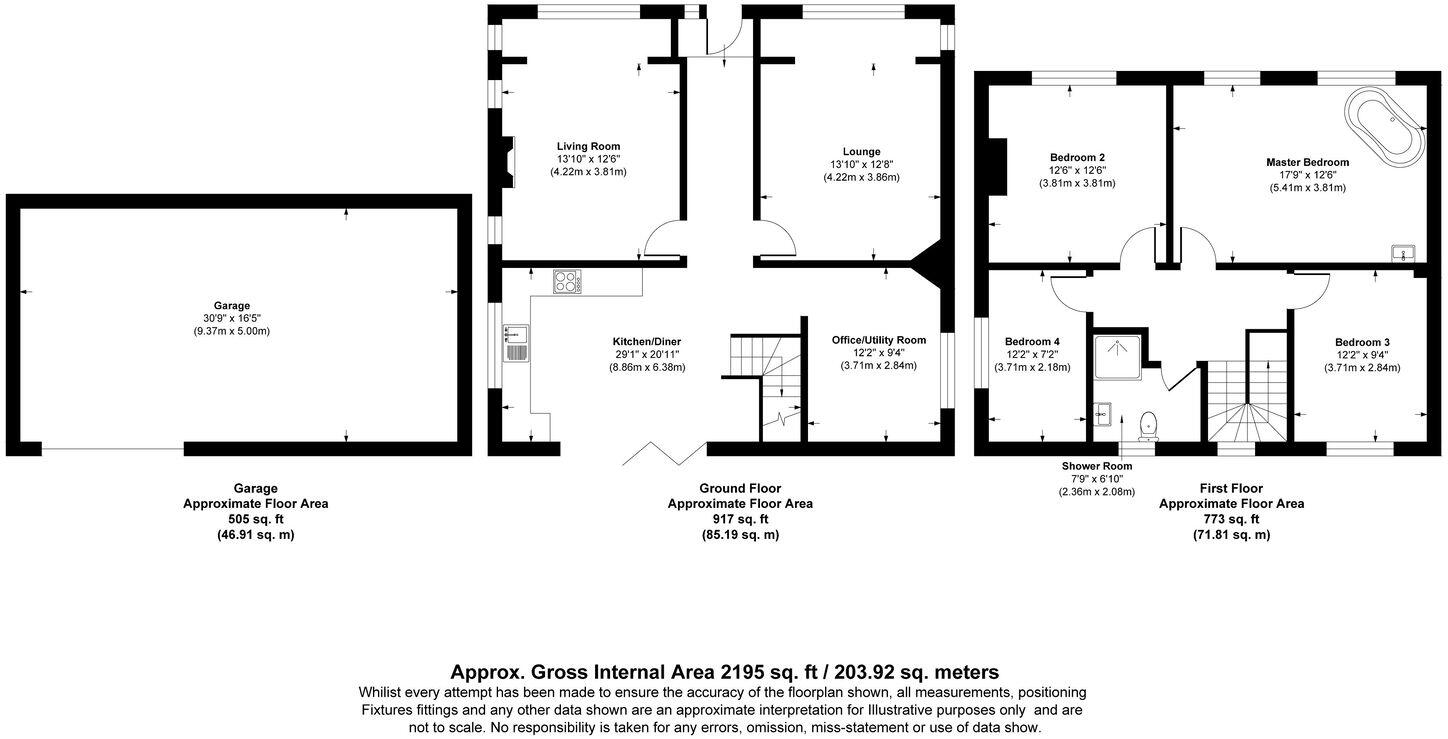 Fishwick Bottoms, Preston, PR2 5AU floorplan