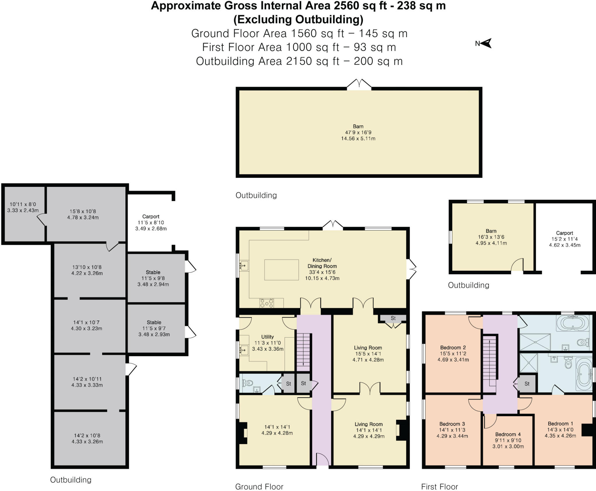 Ringstead, Kettering, Northamptonshire, NN14 floorplan