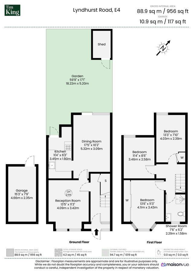 Lyndhurst Road, Highams Park E4 floorplan