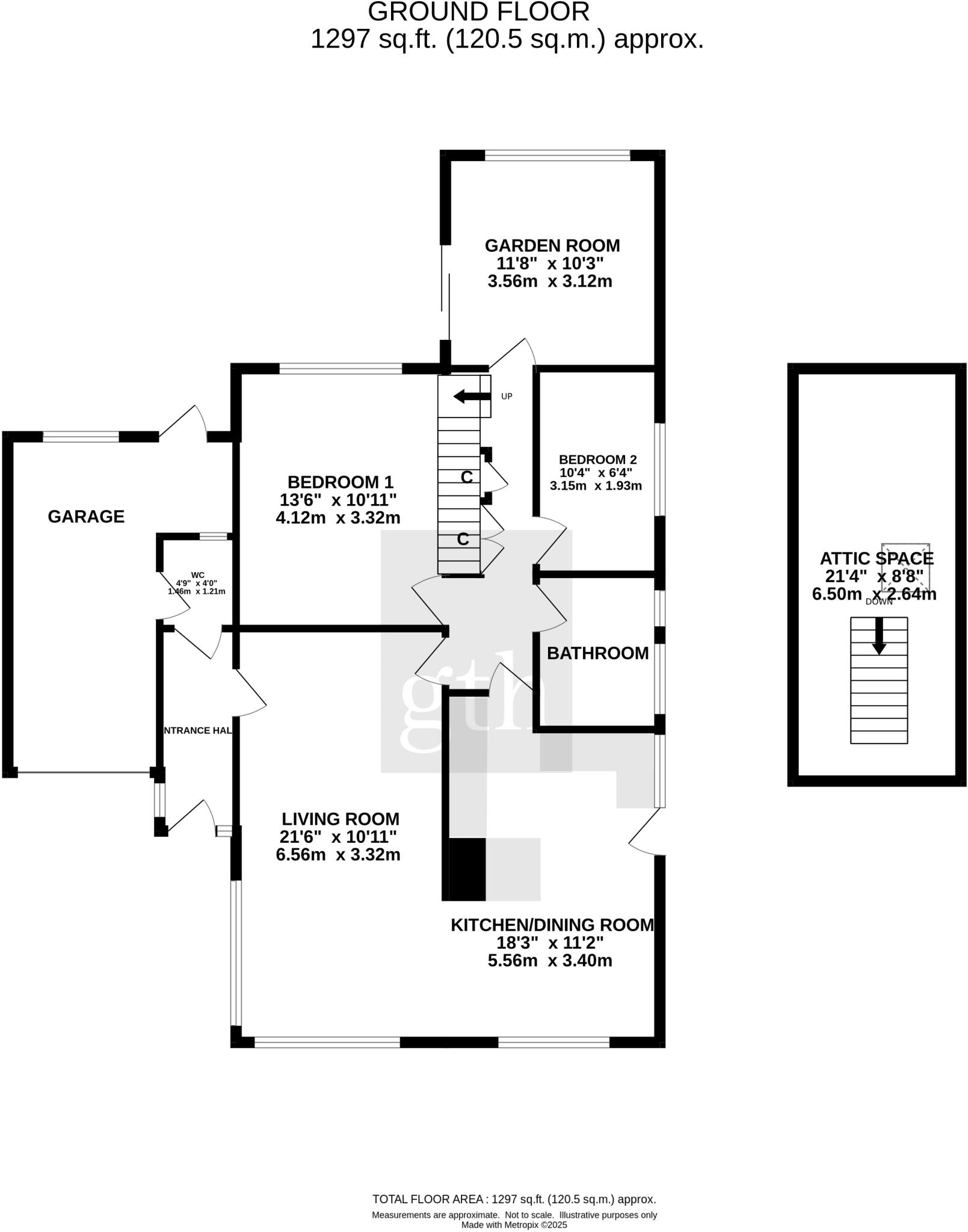 Upper Churston Rise, Seaton, Devon, EX12 floorplan