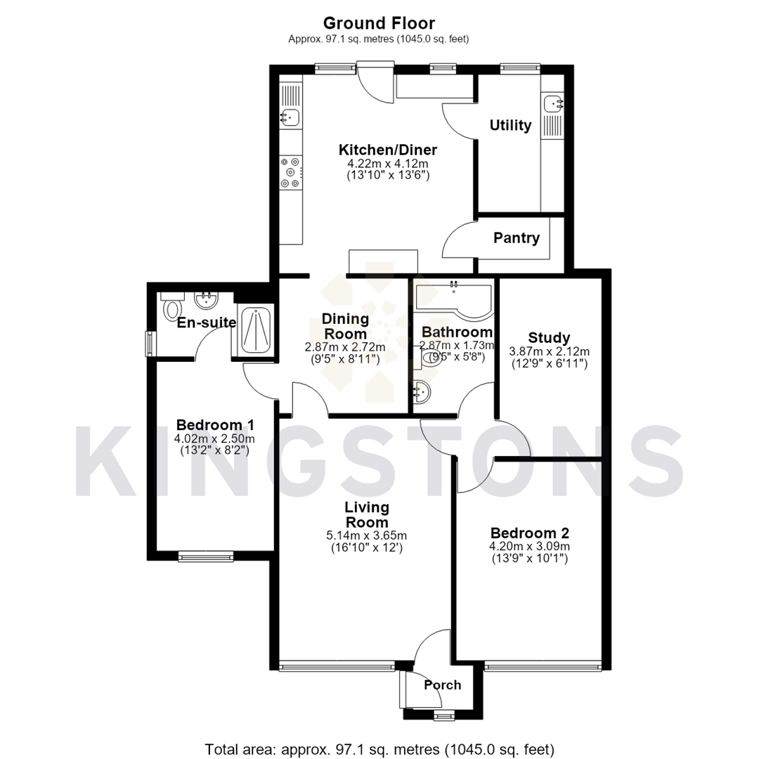 Sherwood Avenue, Melksham floorplan