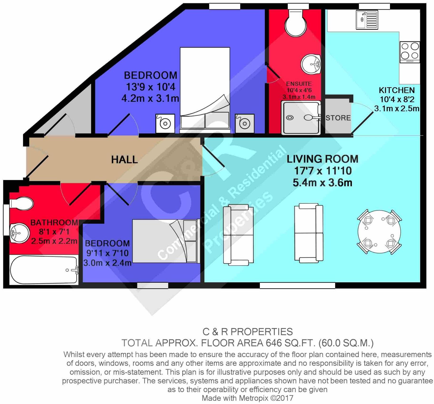 157 Chorlton Road, Hulme, Manchester, M15 4JG floorplan