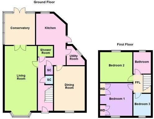 Rowlett Road, Corby, NN17 2BP floorplan