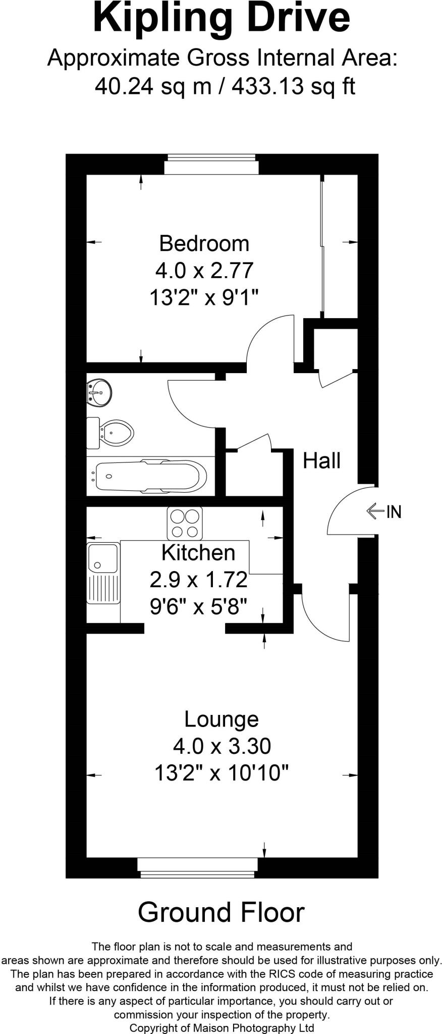 Kipling Drive, SW19 floorplan