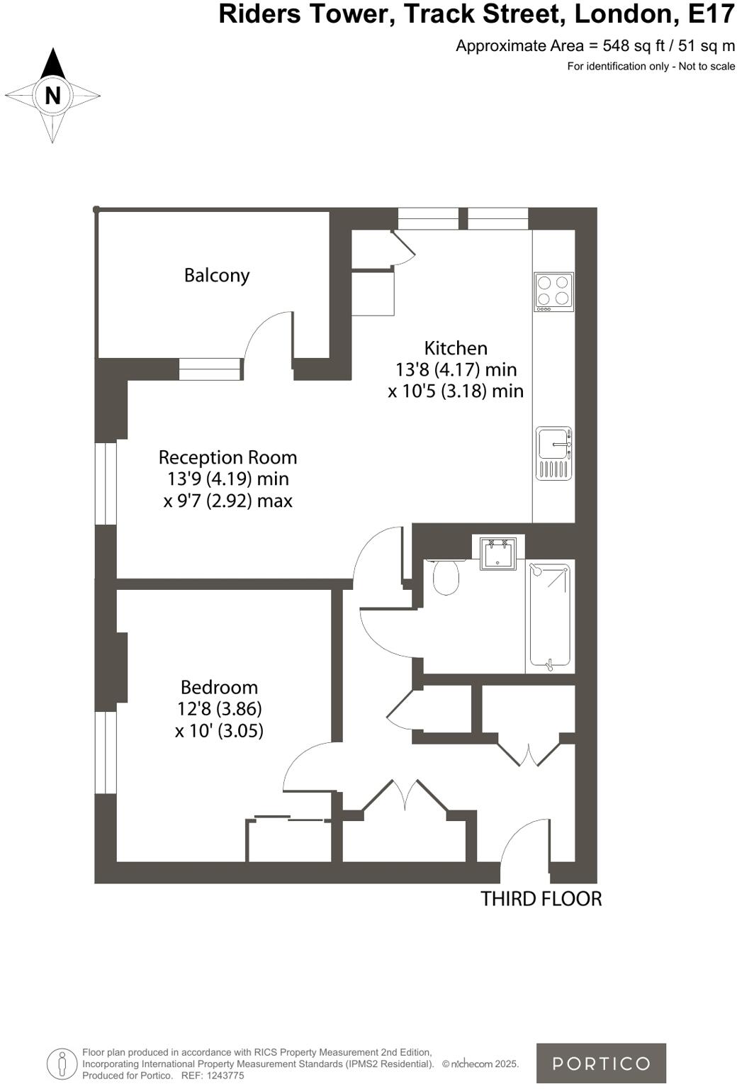 Track Street, London floorplan