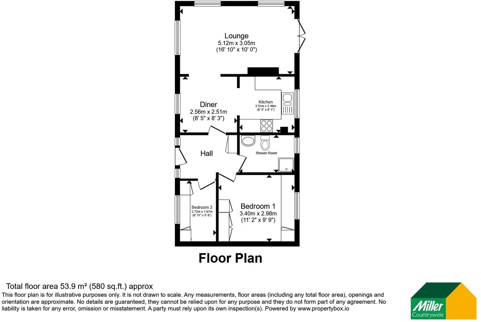 Goldenbank Park, Goldenbank, Falmouth, Cornwall, TR11 floorplan