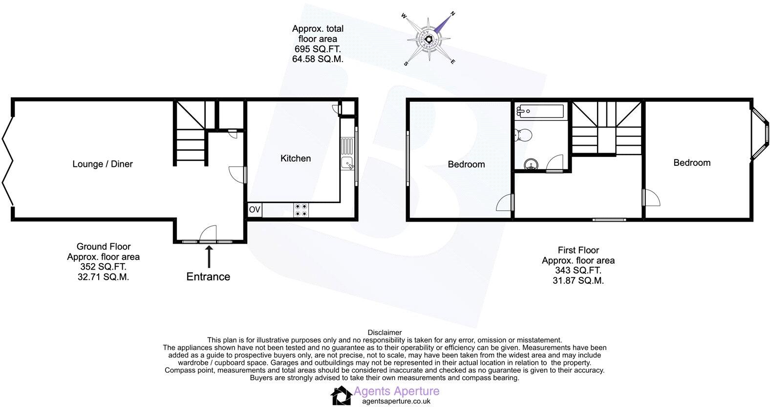 Marden Road, Romford, RM1 floorplan