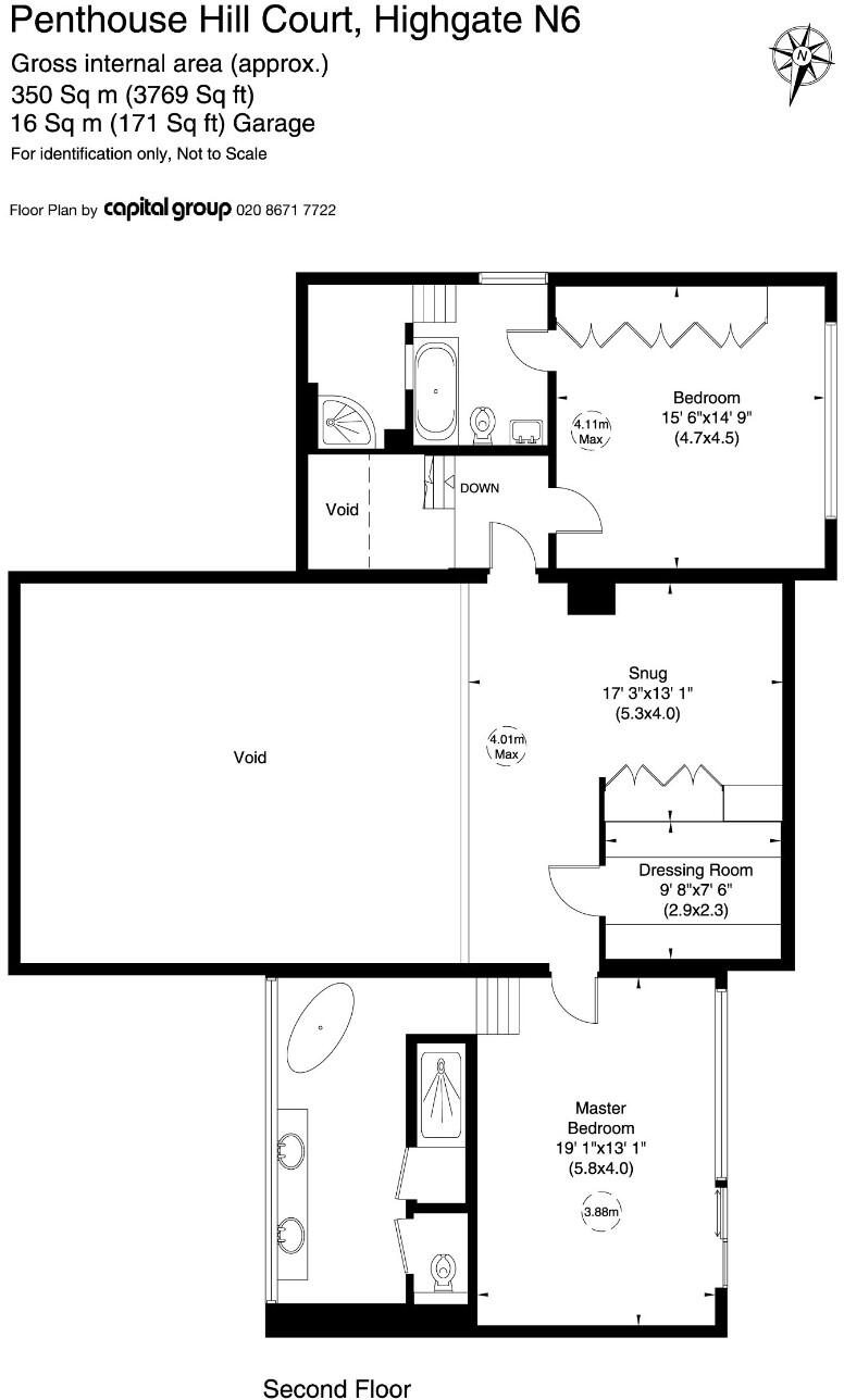 Highgate West Hill, London, N6 floorplan