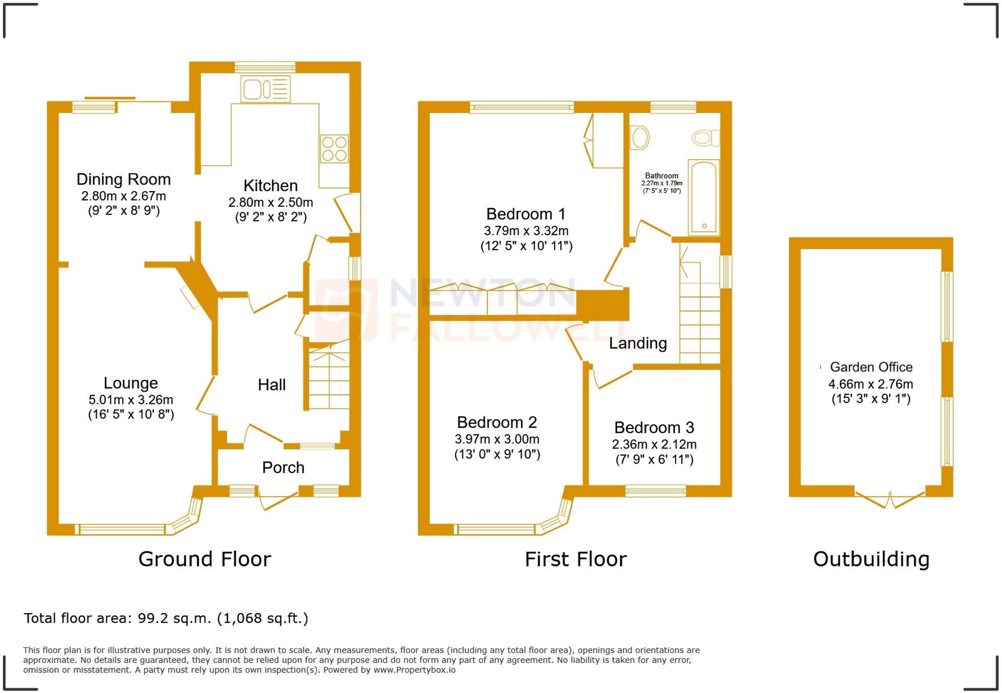 Queensgate Drive, Birstall, LE4 floorplan