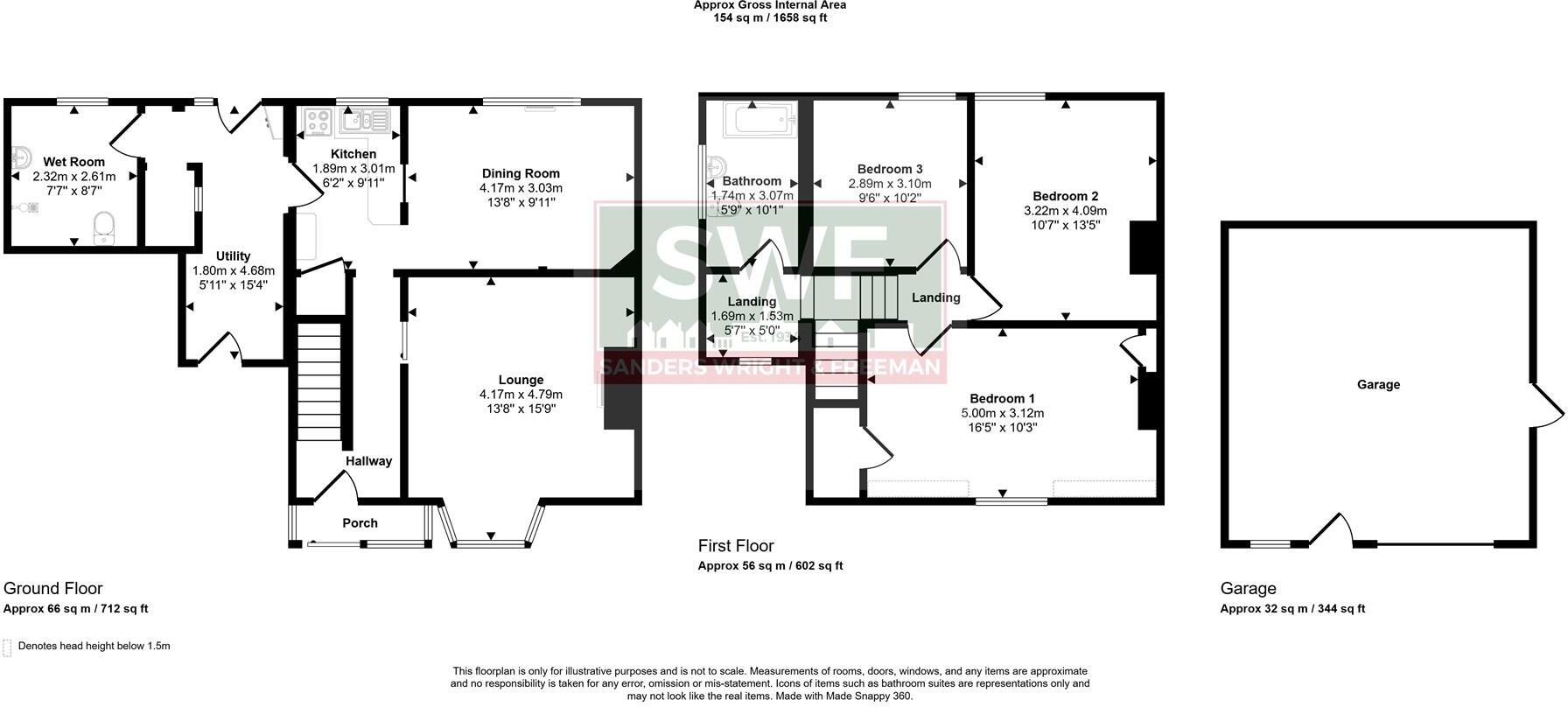 Pendeford Avenue, Claregate floorplan