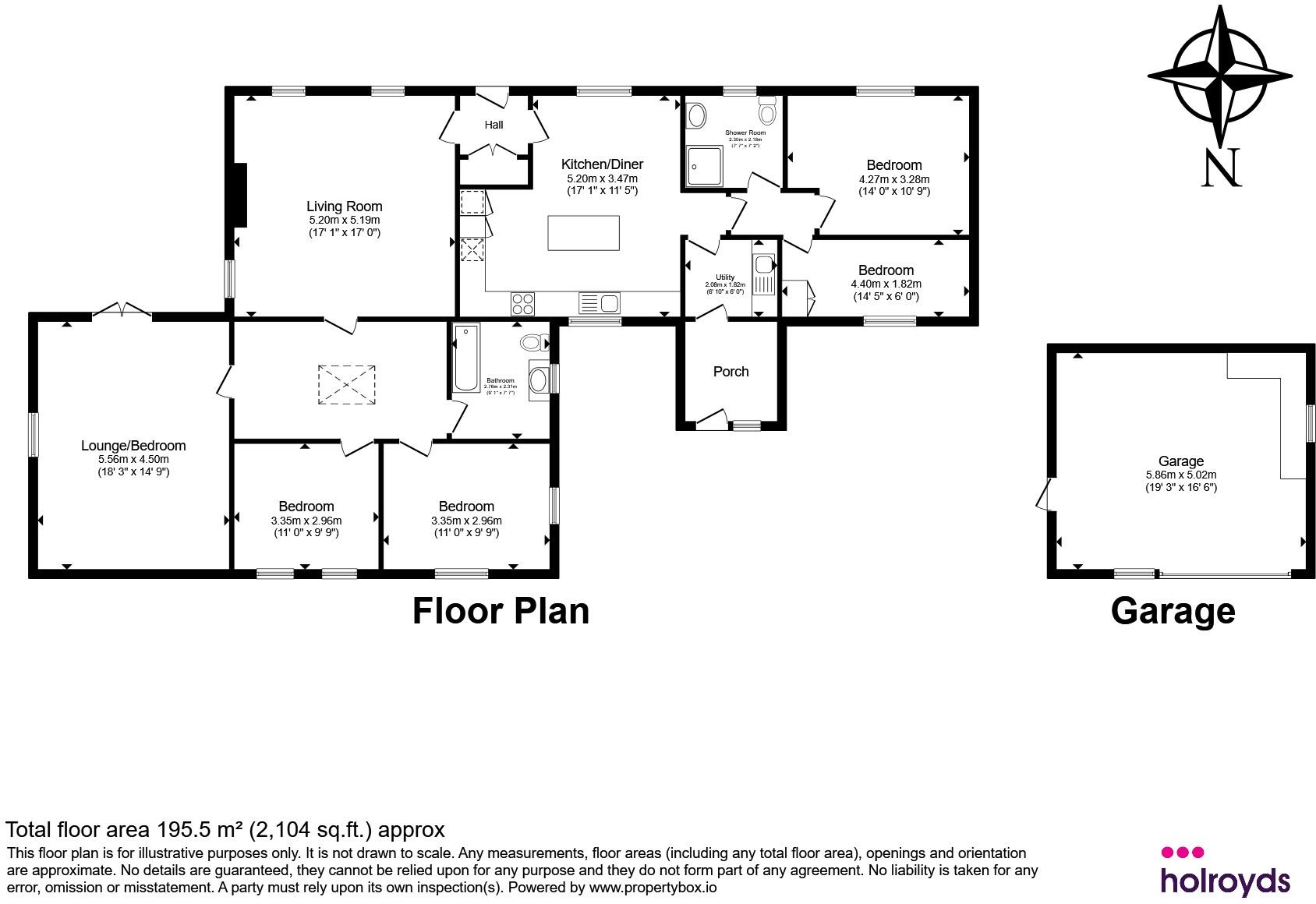 Black Moor Road, Oxenhope, Keighley floorplan