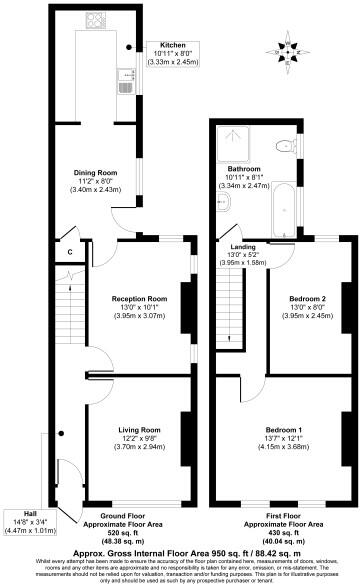 Gwynfryn, New Street, Rhosllanerchrugog, Wrexham floorplan