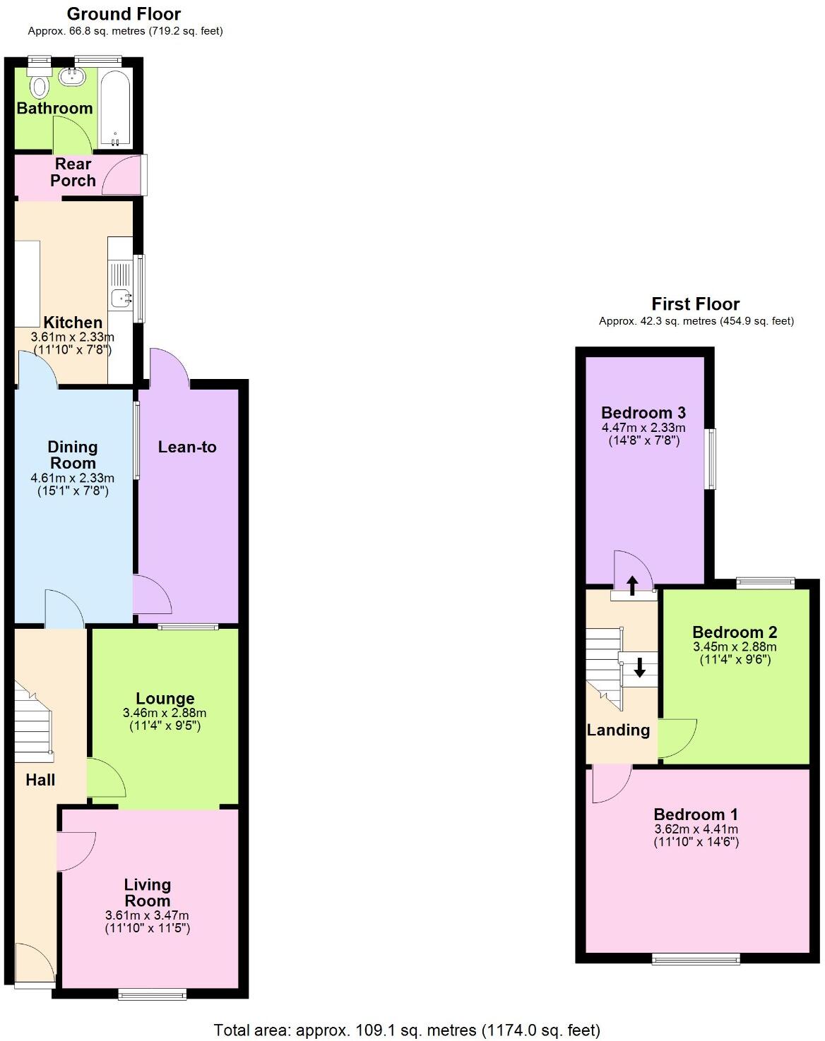 Northumberland Road, Southampton floorplan