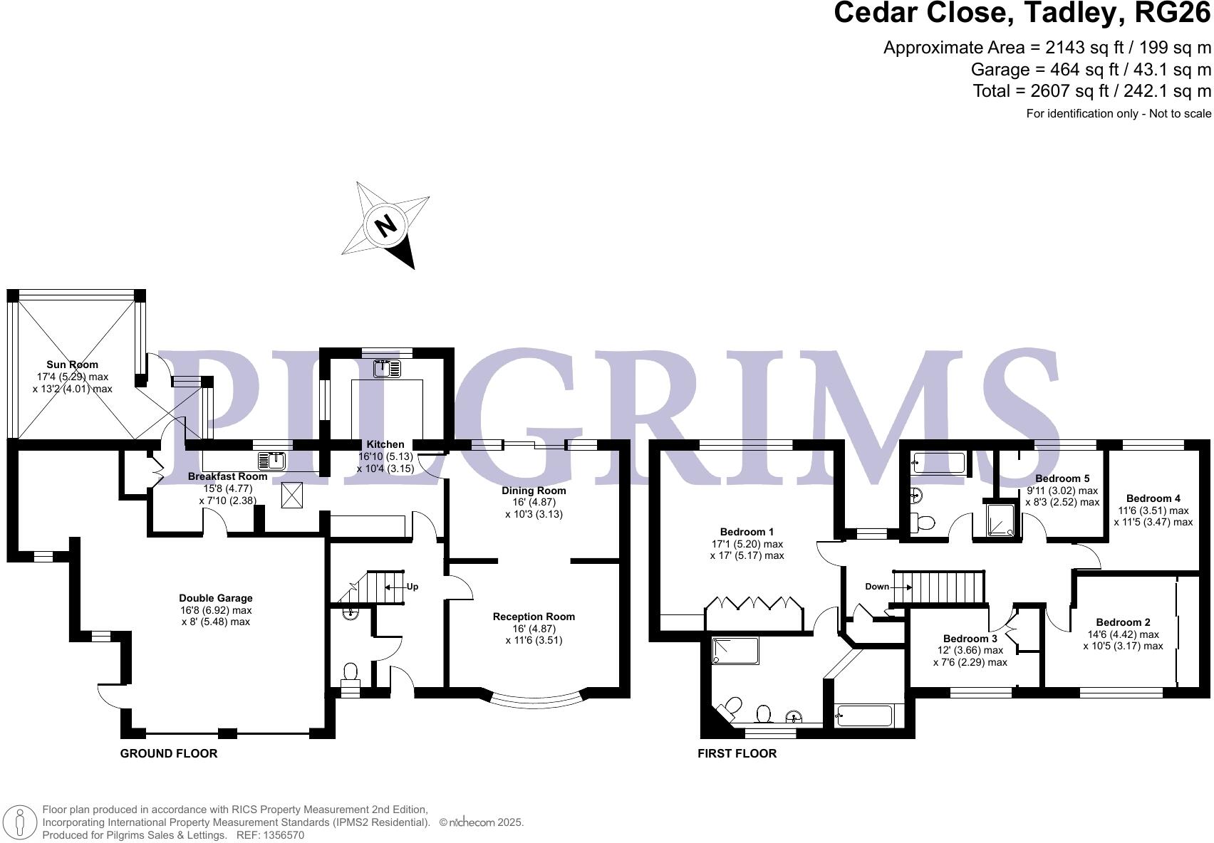 Cedar Close, Tadley, Hampshire, RG26 floorplan