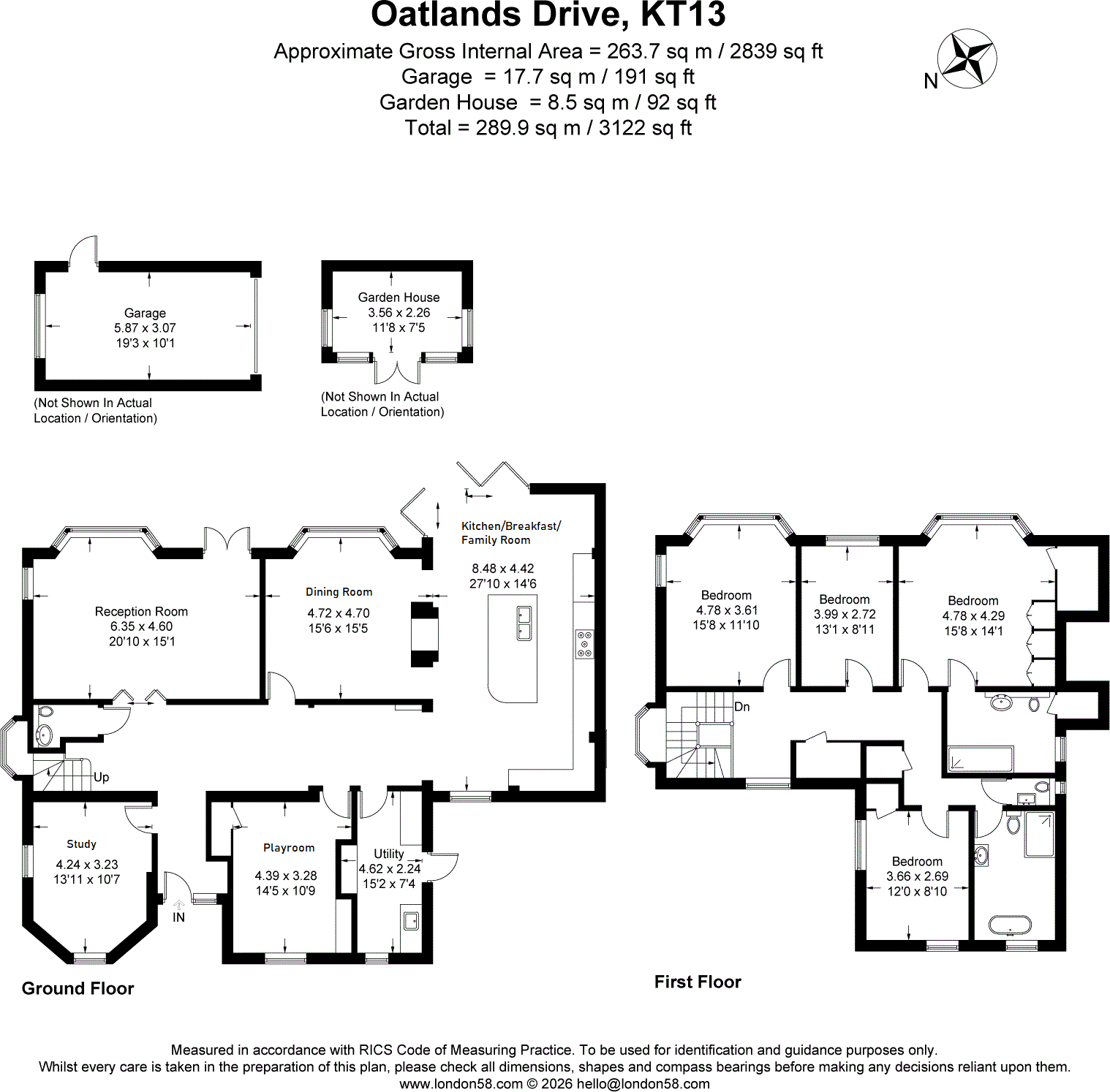 Oatlands Drive, Weybridge, KT13 floorplan