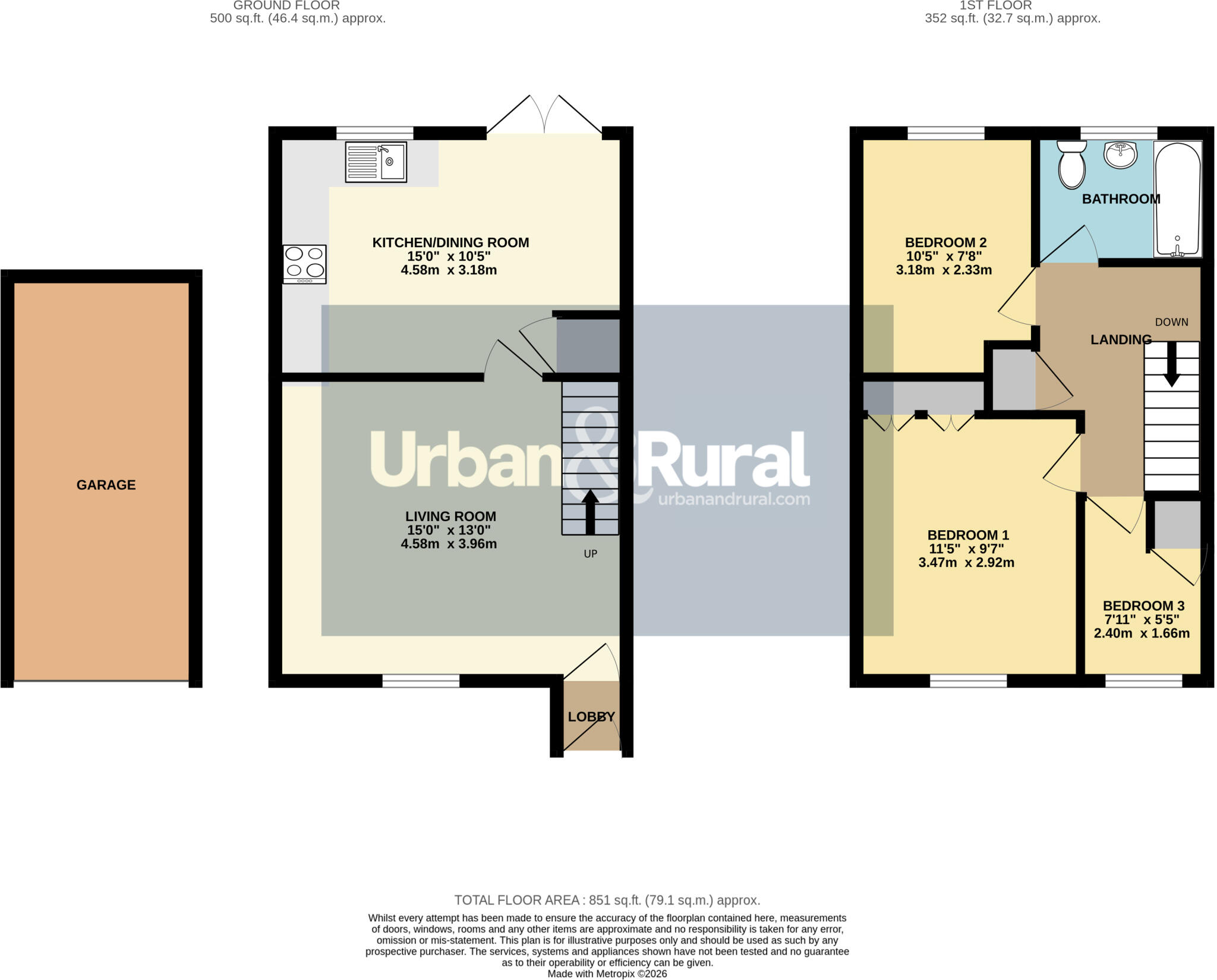 Severn Close, Flitwick, Bedfordshire, MK45 floorplan