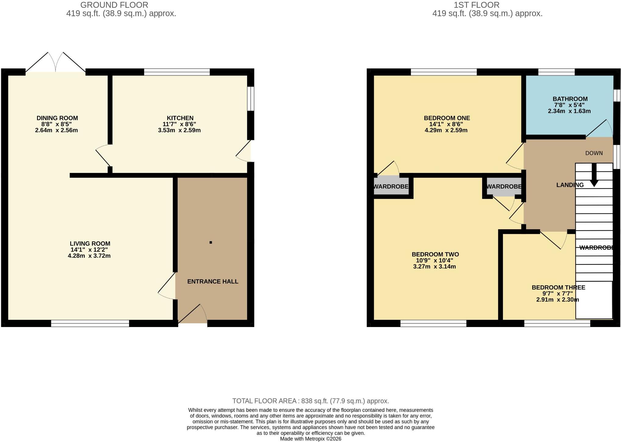 Bretton Walk, Manchester floorplan