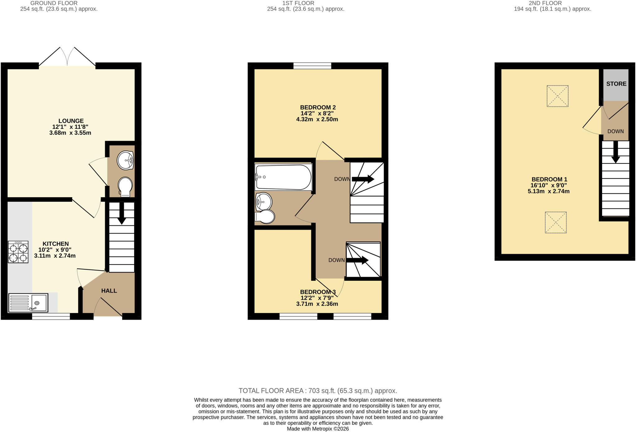 Bounty Drive, Hull, HU7 floorplan